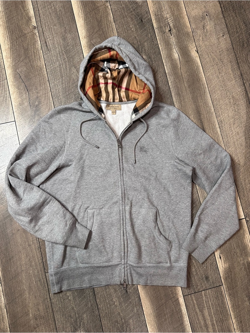 Burberry Zip Up Hoodie
